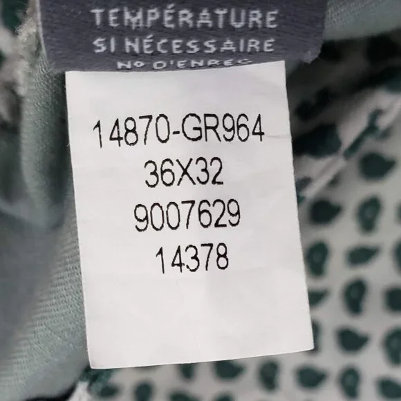 Bonobos Mens Light Green Flat Front Original Slim Chino Pants 36 x 32 - Picture 7 of 9